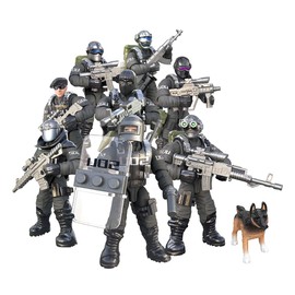 YEIBOBO ! Special Forces Mini Action Figure with Military Weapons and Accessories (Flying Tigers Team XJ-822)
