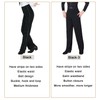 Libaobaoyo Boys Kids Latin Ballroom Dance Pants Elastic Waist Professional