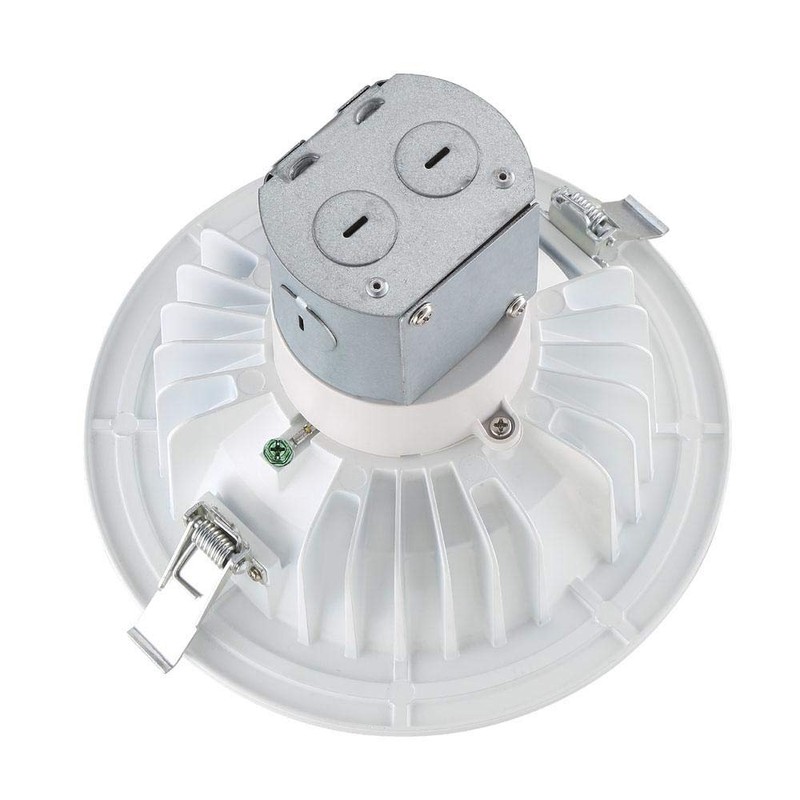 Commercial Electric Easy Up 6" Soft White LED Recessed Baffle