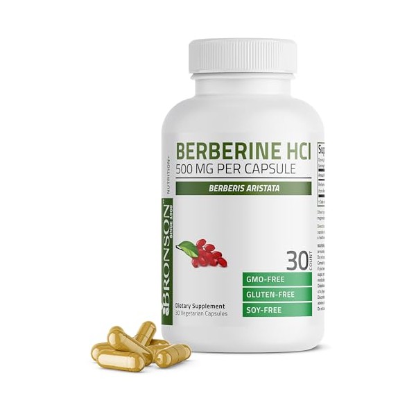 Bronson Bronson Berberine As Berberine HCI Berberis Aristata 500mg Per