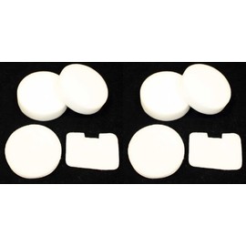 Replacement Foam & Felt Filter Kit, 8 Filters Total, Compatible with Shark XF22 Navigator NV22L, Navigator Swivel NV26, NV100, NV36, UV410