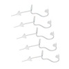 5pcs Sound Amplifier Tubes Single Layer Eartips Replacement Accessory Reduce