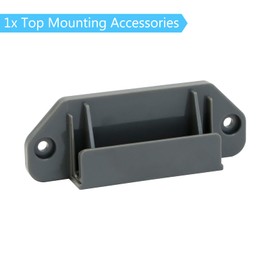 Stcockis Retractable Pet & Baby Gate with Cat Door, Wide Gate Accessories - Latches, Screws, Gray