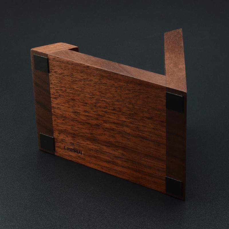 Black Walnut Triangle Wooden Smartphone Stand