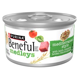 Purina Beneful Wet Dog Food, Medleys Mediterranean Style with Lamb - (Pack of 12) 3 oz. Cans