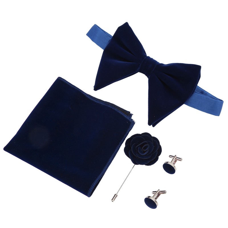 5pcs Tie Bow Set Easy Handle Classic Elegant Men's Tie