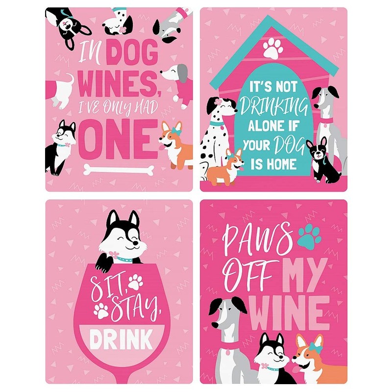 Pawty Like a Puppy Girl - Pink Dog Baby Shower