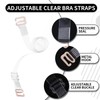 iMucci 5PCS Clear Bra Straps Shoulder Bra Straps 3PCS Clear