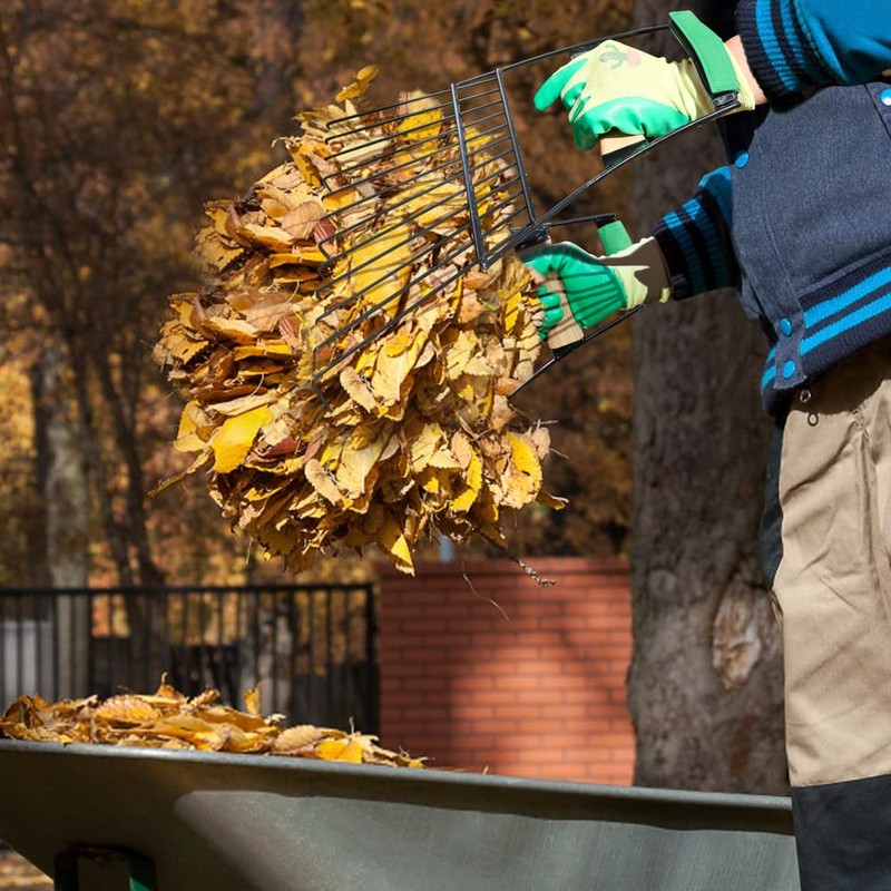 Altdorff Steel Leaf Scoops, Hand Rakes for Picking Up Leaves,