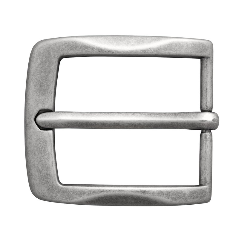 FREDERIC HERMANO Belt Buckle 40 mm Metal Antique Silver -
