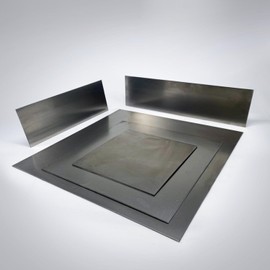 2 mm 100 mm x 100 mm sheet steel, fine sheet, weld plate, repair plate, steel plate, sheet metal, sheet strips, cuts, DC01, sheet metal cut