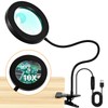 20X/10X Dual-Lens Magnifying Glass with Light and Timer, Combination Lens