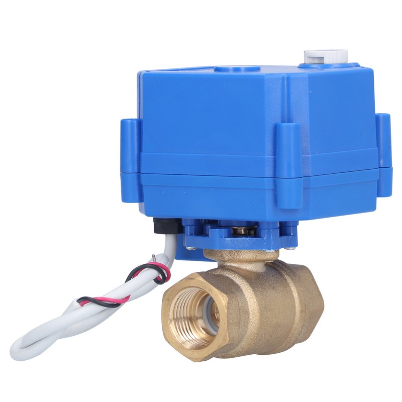 Electric Ball Valve BSP Brass Motorized Mini DN15 1/2in DC9~24V