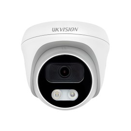 UKVISION 8MP CCTV Camera with AOC Mic High-Resolution Analogue Camera Enhanced Audio & Video Surveillance Night Vision Weatherproof Home & Business Security Easy Installation & Setup (White)