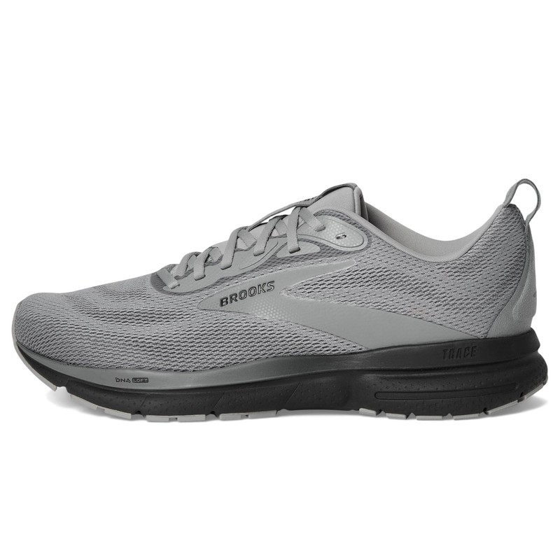 Brooks Men's Trace 4, Grey/Black/Ebony, 11.5 Medium