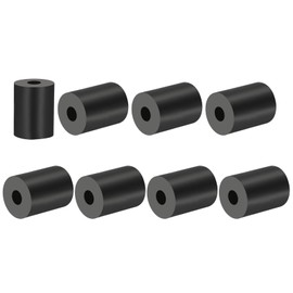 PATIKIL Multi Purpose Rubber Spacer, 8 Pcs 10mm ID x 30 OD x 40mm T Neoprene Round Anti-Vibration Isolation Pads Isolator Rubber Bushings Spacer Washer for HVAC Bolts Car Accessories