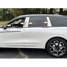 8pc Luxury FX Pillar Post Trim for Lincoln Nautilus 2024-2025