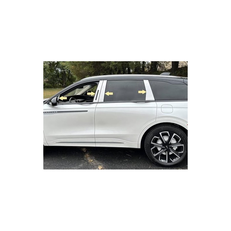 8pc Luxury FX Pillar Post Trim for Lincoln Nautilus 2024-2025