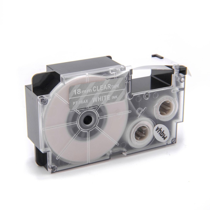 vhbw Label Tape Cassette Compatible with Casio KL-200, KL-2000, KL-60,