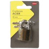 Cogex 80007 Padlock Steel 25 mm Dore