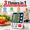 3-Channel Digital Timer for Time Management – Multi-Function Count Up
