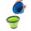 SAMMART - 10L Collapsible Plastic Bucket - Foldable Round Tub