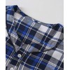 Latuza - Camisa de dormir de franela de algodón para