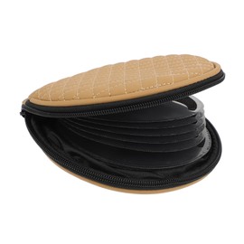 Gadpiparty 1pc Stylish Auto Cd Storage Bag Embroidered Disc Organizer for Cars and Home Capacity Case Compact Design for Easy Access to Discs Practical and Lightweight