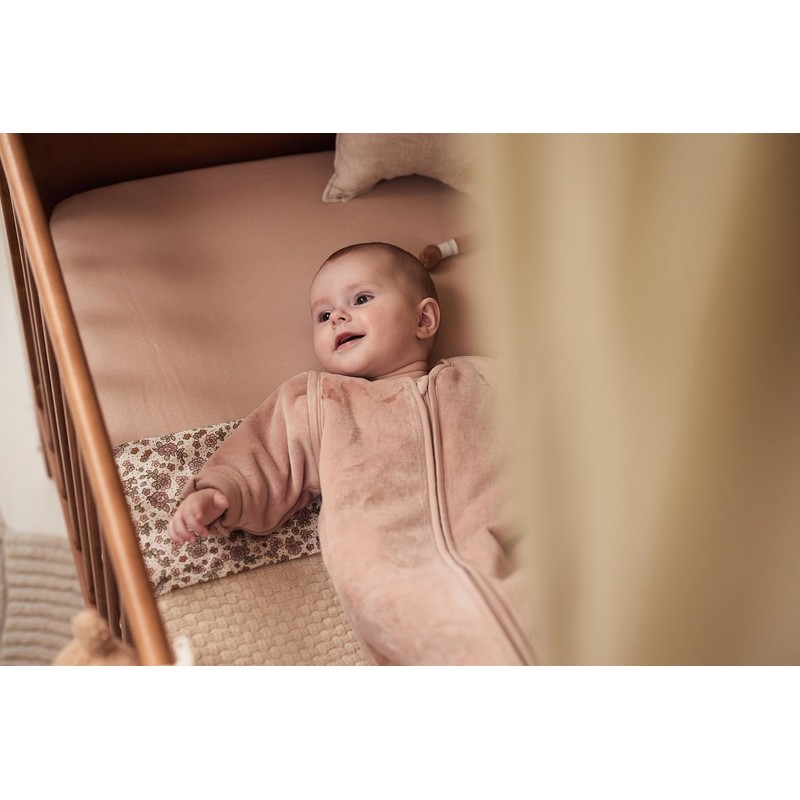 Jollein Jersey Fitted Sheet - Wild Rose - 70 x