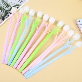 XIANFANG 12 Pcs Color Changing Rose Flower Pens Fun Novelty Gel Ink Pens with Color Shift for School, Office, Birthday Party Favors, Cute Stationery Gift for Teachers with a Pen Bag