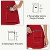 MIVEI - Falda tipo cargo para mujer, con bolsillos con