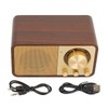 Retro Wood Bluetooth Speaker Clear Sound Quality Mini Portable Wireless