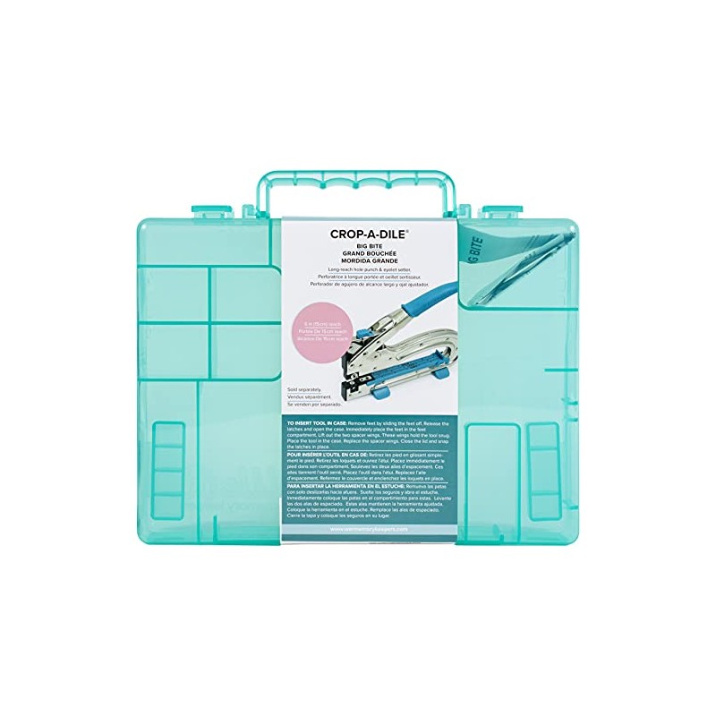 We R Memory Keepers Crop-A-DILE Big BITE CASE, color verde