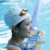 (Magic Star) Cluster Urethane Coated Fabric Swim Cap (Regular Swim