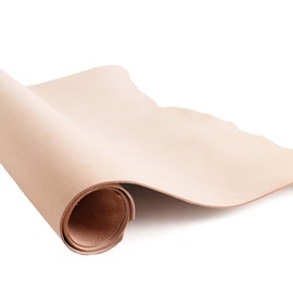 ELW 8-9 onzas (3.2-3.6 mm) de grosor, peso precortado, 2 piezas de cuero curtido vegetal de 15.2 x 30.5 cm, cuero de vaca grado AB de grano completo para herramientas, tallar, grabar, moldear, repujar, estampado y teñido