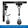 LOVIMAG Magnetic Hooks for Cruise Cabins,110Lbs Black Swivel Magnet Hooks,Heavy