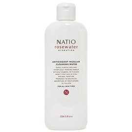 Rosewater Antioxidant Micellar Cleansing Water by Natio for Women - 8.4 oz Cleanser