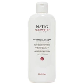 Rosewater Antioxidant Micellar Cleansing Water by Natio for Women - 8.4 oz Cleanser