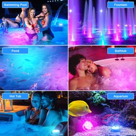 Creatrek Pumpkin Lights for Inside Pumpkin, 16 Color Changing Jack O Lantern Lights, Battery Operated JackoLantern Lights for Pumpkins Outdoor Halloween Party 3 Pack