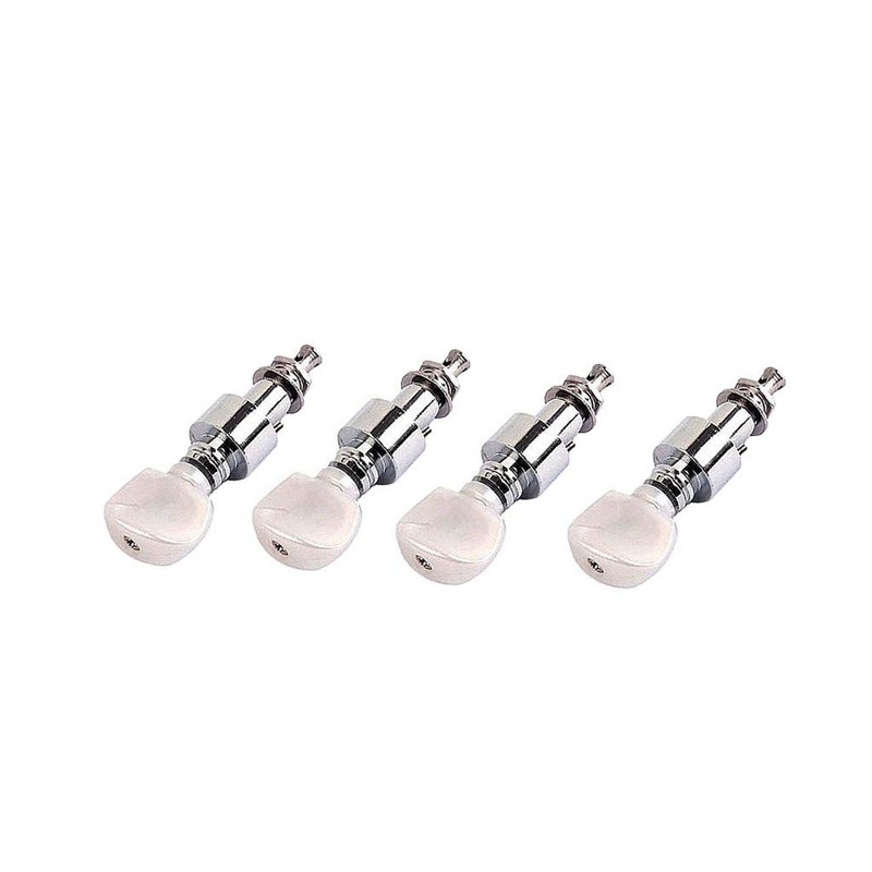 Alnicov Geared Banjo Pegs Machine Heads with Pearled Pegs for