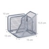 Relaxdays Desk Organiser with Office Note Box and Letter Rack,