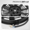 DNA MOTORING DNA MOTORING 7Inch Electric Radiator Cooling Fan Thermostat