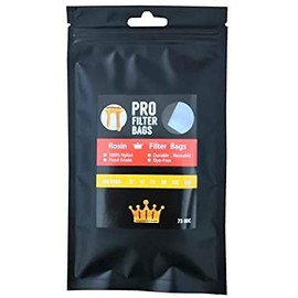 Rosin Press Bags 73 Mic 2 X 4 Inch 73 Micron Rosin Press (10pcs) Rosin Bags - 3 Corner Double Stitch