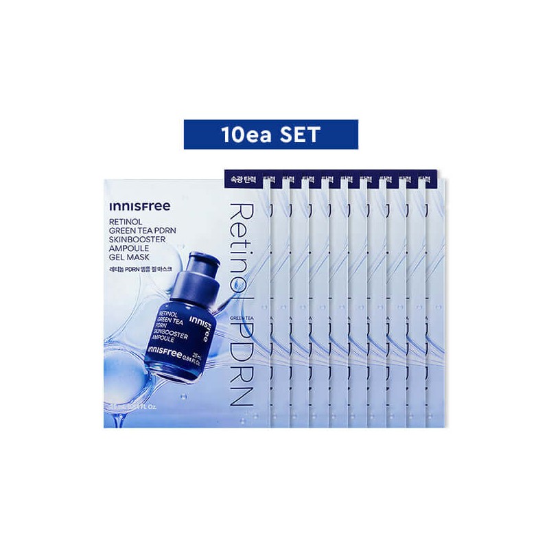 INNISFREE Gel Mask 10ea - PDRN Skinbooster Ampoule