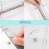 Mirhua System Organizer A5 A6 A7 6-Hole PVC Clear Material