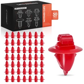 A-Premium 50PCS Nylon Fender Moulding Fasteners Clips Compatible with Toyota Tacoma 2001-2012, Highlander 2001-2012, Tundra 2001-2012, 4Runner 2001-2012, Sequoia 2001-2012, Land Cruiser 2001-2011