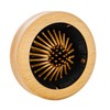 REMOS Mini Foldable Hair Brush with Wooden Pins Made of