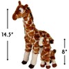 Rhode Island Novelty Birth of Life Giraffe with Baby Plush