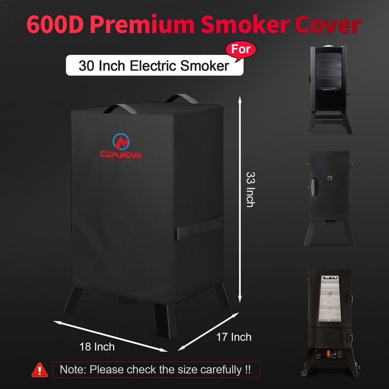 Comnova Electric Smoker Cover 30 Inch - 600D Smoker Covers