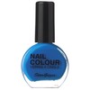 Neon Blue UV reactive nail polish. Bright nail polish that